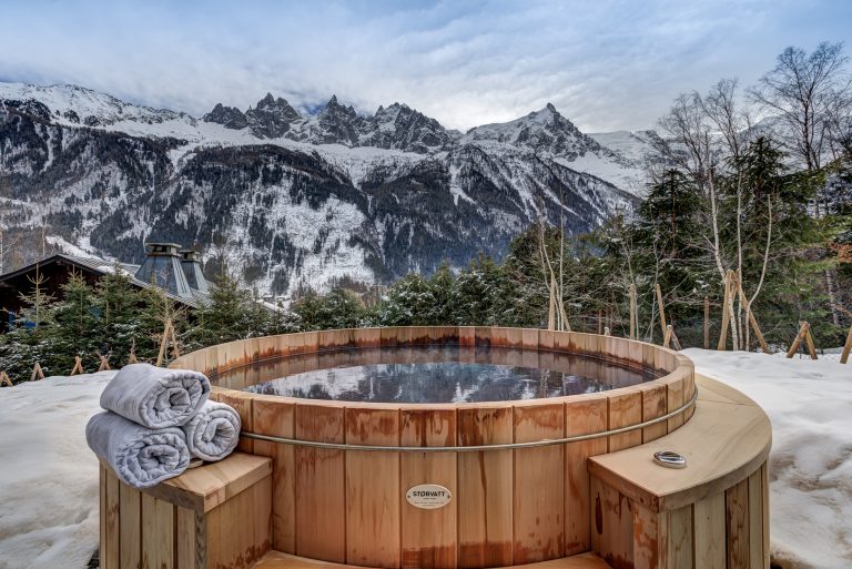 Armancette - Nordic bath Storvatt chalet Saphir - Adam Johnston