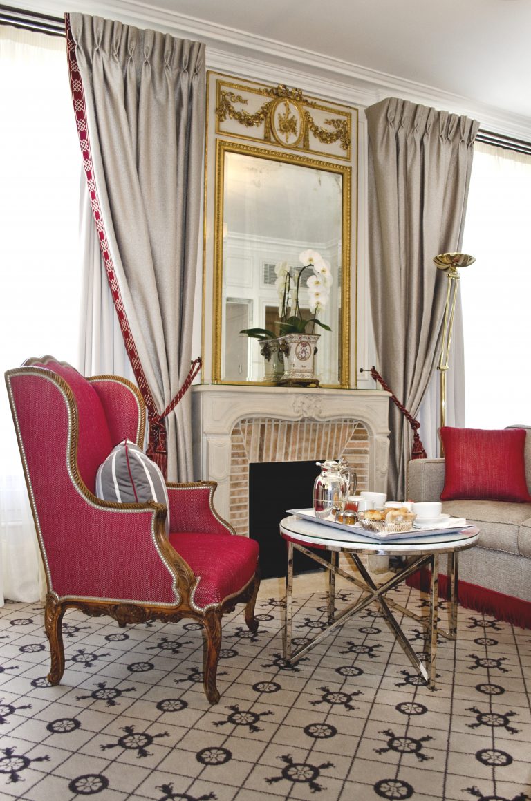 Hôtel San Régis_SR Prestige Room cheminée