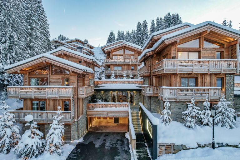 Exterior of the Grand Residences, Nord Resort, Ultima Courchevel Belvédère