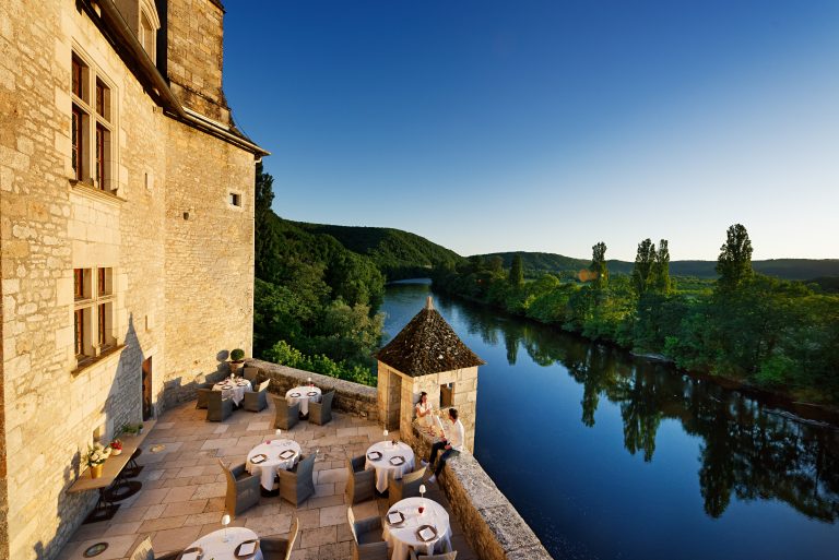 FRANCE. LE LOT. Le Château de la Treyne (hôtel Relais & Chateau ).