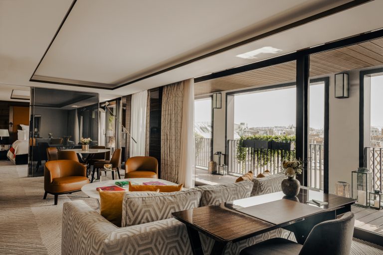 Bulgari Hotel Paris - Executive Suite Terrace Living Room