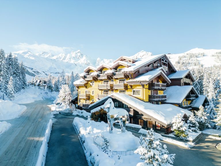 Cheval Blanc Courchevel - Extérieurs drone - Oliver Fly